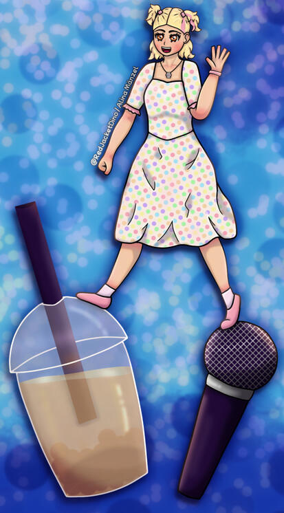 Buuble Tea Mic Girl