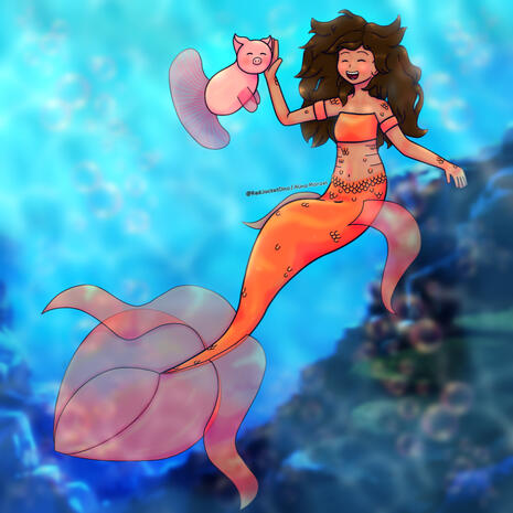 Mermaid with Friend